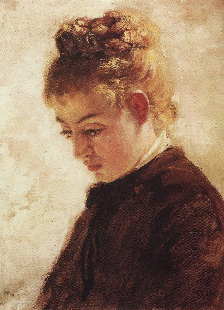 Голова натурщицы Бланш Ормье 1875