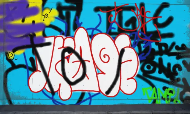 Graffiti artwork by tami