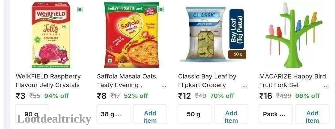 Flipkart Grocery Loot – Just 90% OFF | Limited Time Loot Offer