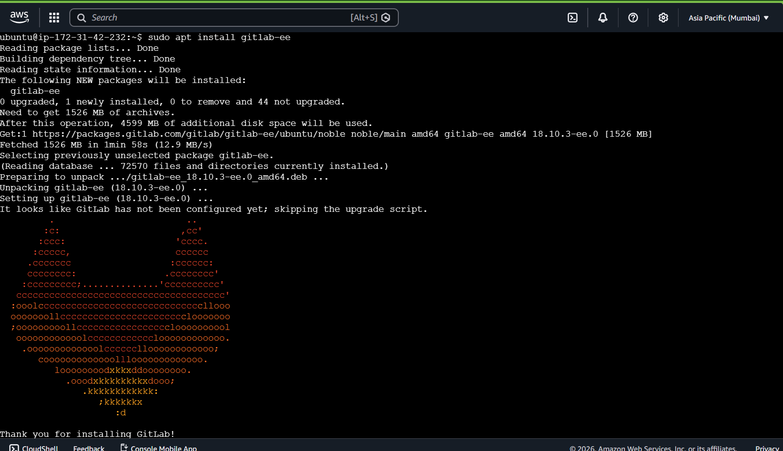 gitlab installation