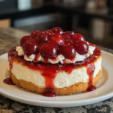 Delicious Cicis Cherry Dessert Pizza