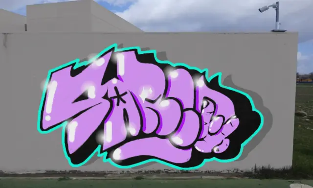 Graffiti artwork by Sark