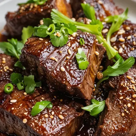 Korean Short Ribs in Slow Cooker for a Flavorful Meal!