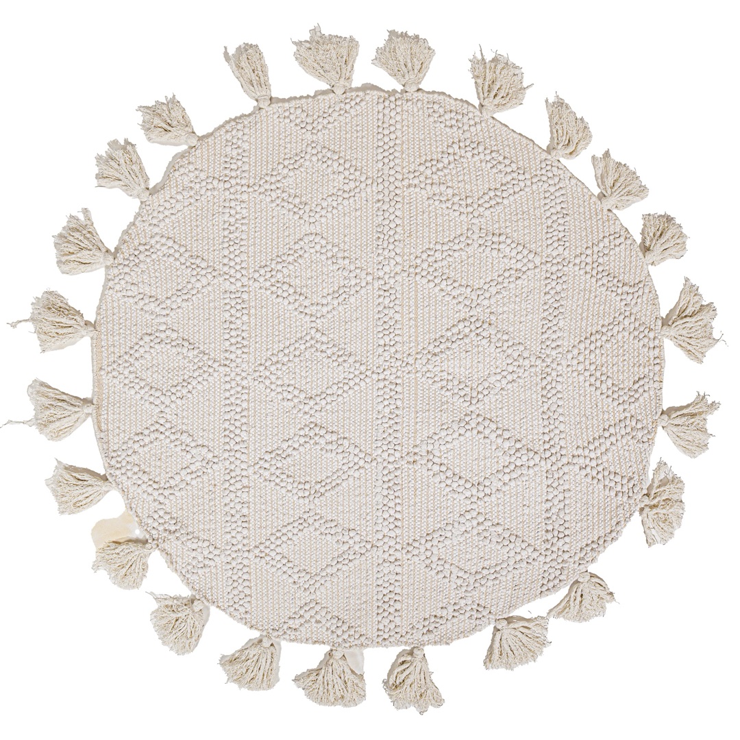 C-012 Round Handmade Cotton Rug