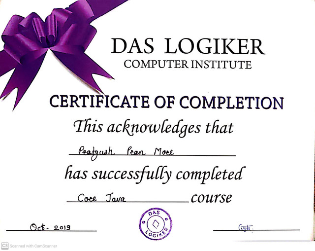 10-Core-Java-Certificate