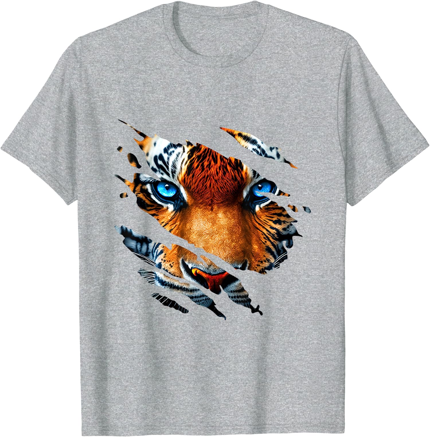 Tiger Eye Zoo Safari Big Cat Zookeeper Gift Retro Unisex T-Shirt