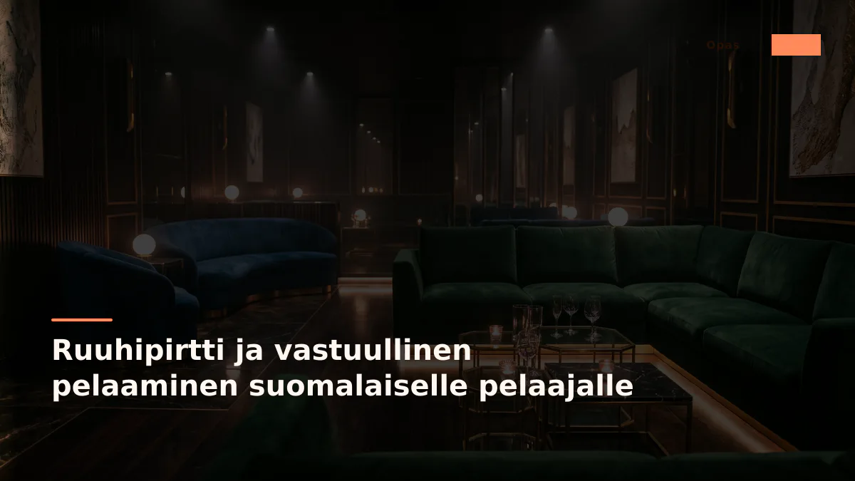 Ruuhipirtti ja vastuullinen pelaaminen suomalaiselle pelaajalle