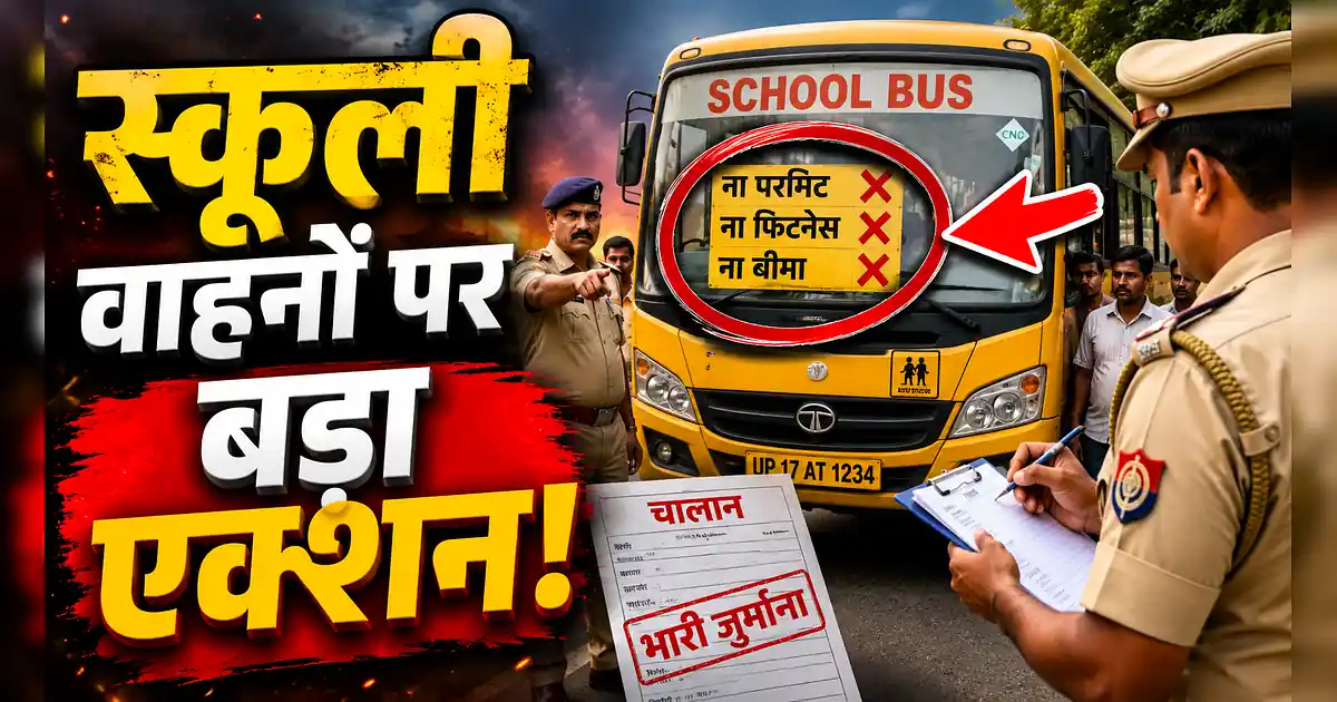 सीतापुर: 8 जुलाई से स्कूलों पर बड़ा एक्शन, जब्त होंगे वाहन! - Delhi Bus Driver Arrested For Driving In Delhi