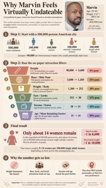 Chat GPT Why I Am Considered Statistically Undateable