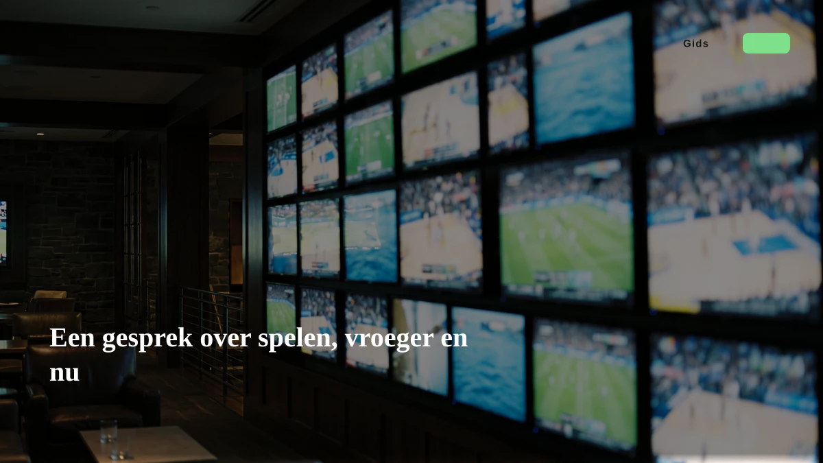 Een gesprek over spelen, vroeger en nu