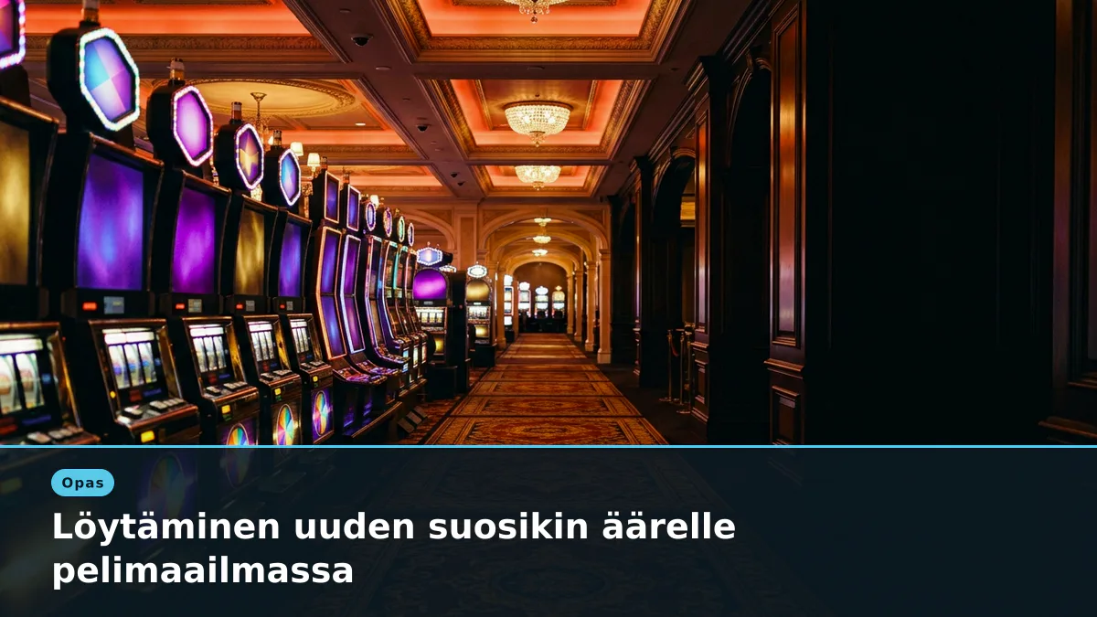 Löytäminen uuden suosikin äärelle pelimaailmassa