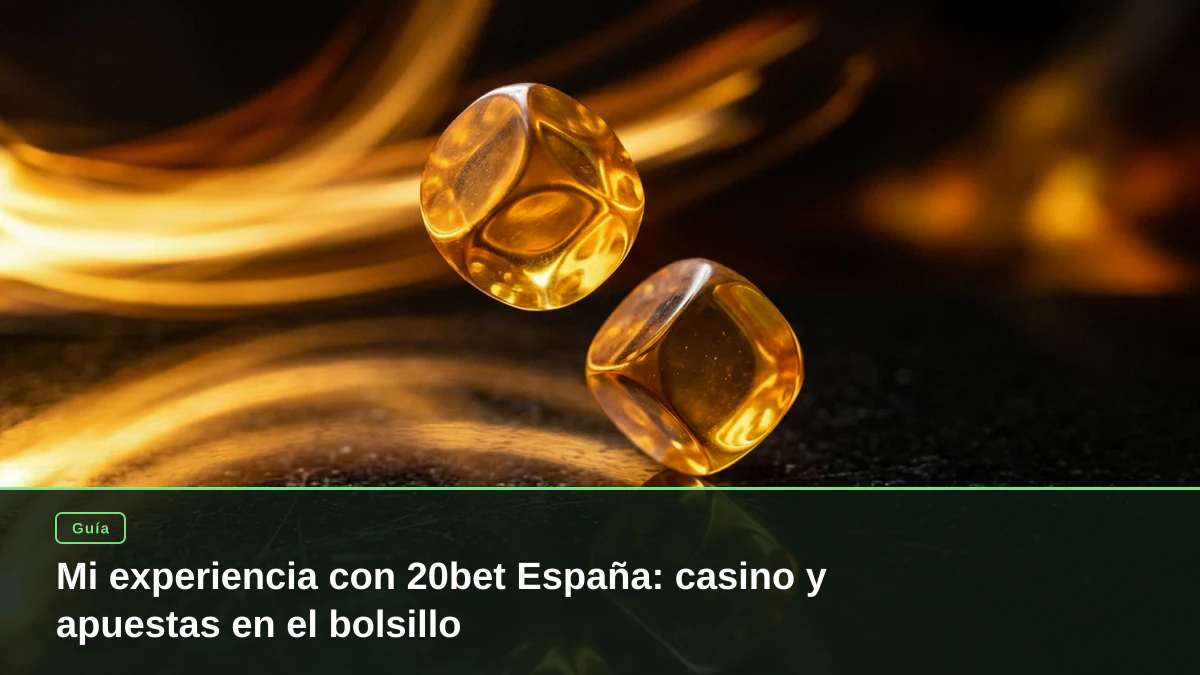Mi experiencia con 20bet España: casino y apuestas en el bolsillo