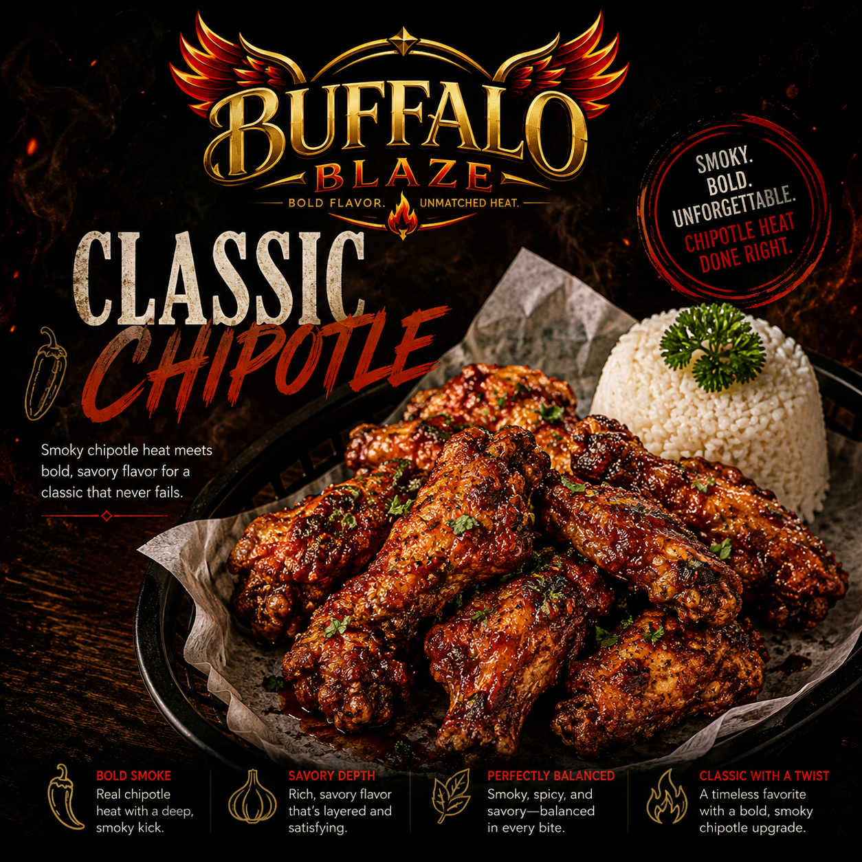 Buffalo Blaze Classic Chipotle