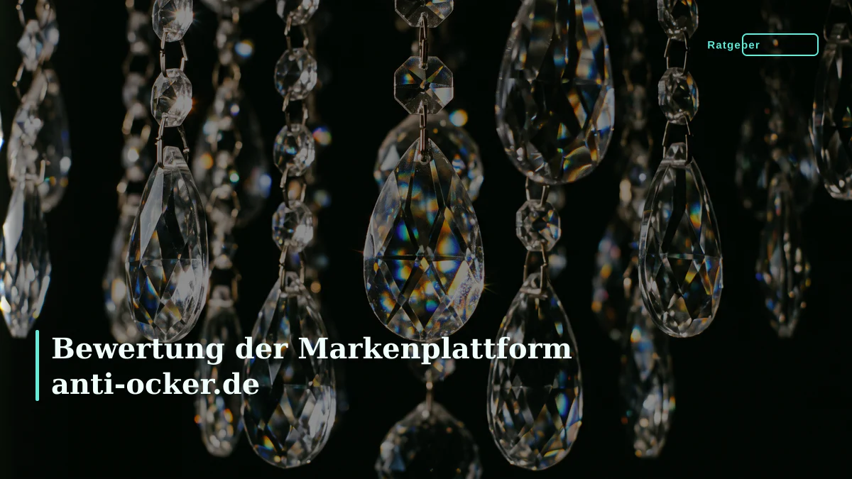 Bewertung der Markenplattform anti-ocker.de