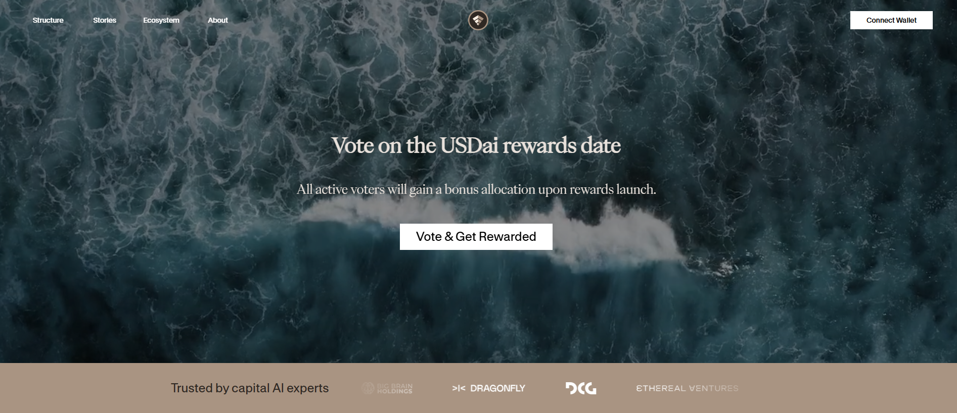 Stored capture of vote-usdai.xyz