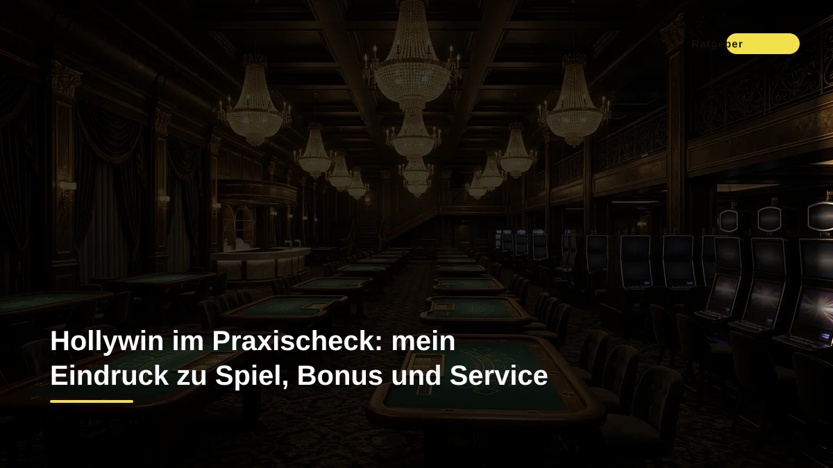 Hollywin im Praxischeck: mein Eindruck zu Spiel, Bonus und Service