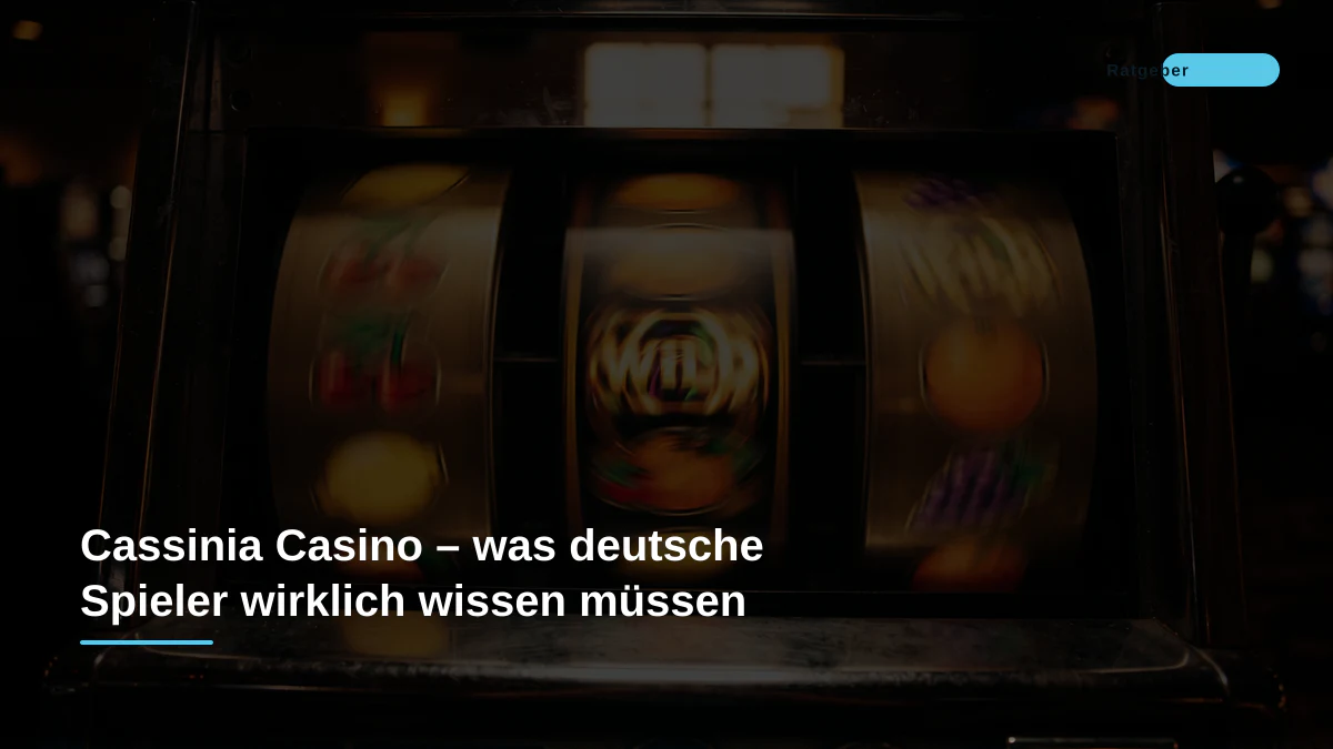 Cassinia Casino – was deutsche Spieler wirklich wissen müssen