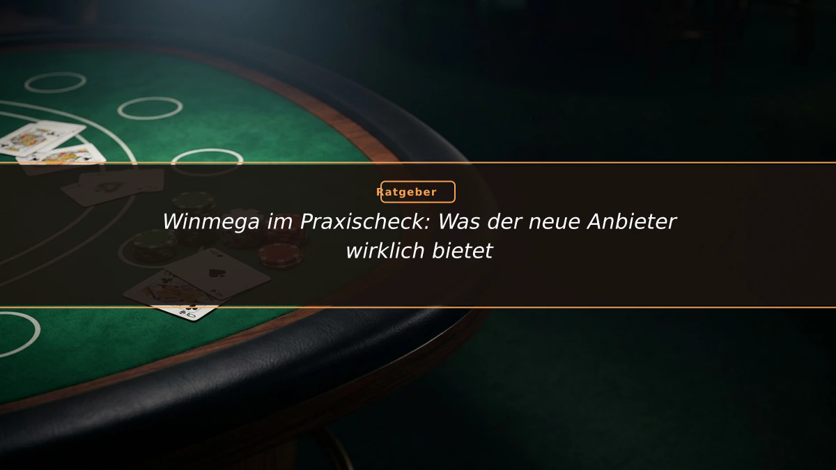 Winmega im Praxischeck: Was der neue Anbieter wirklich bietet