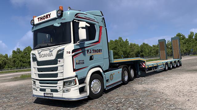 P.J. Thory - Scania S & SCS Low Bed