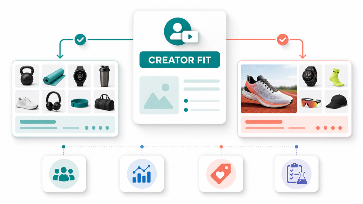 Running creator decision card for choosing an affiliate program