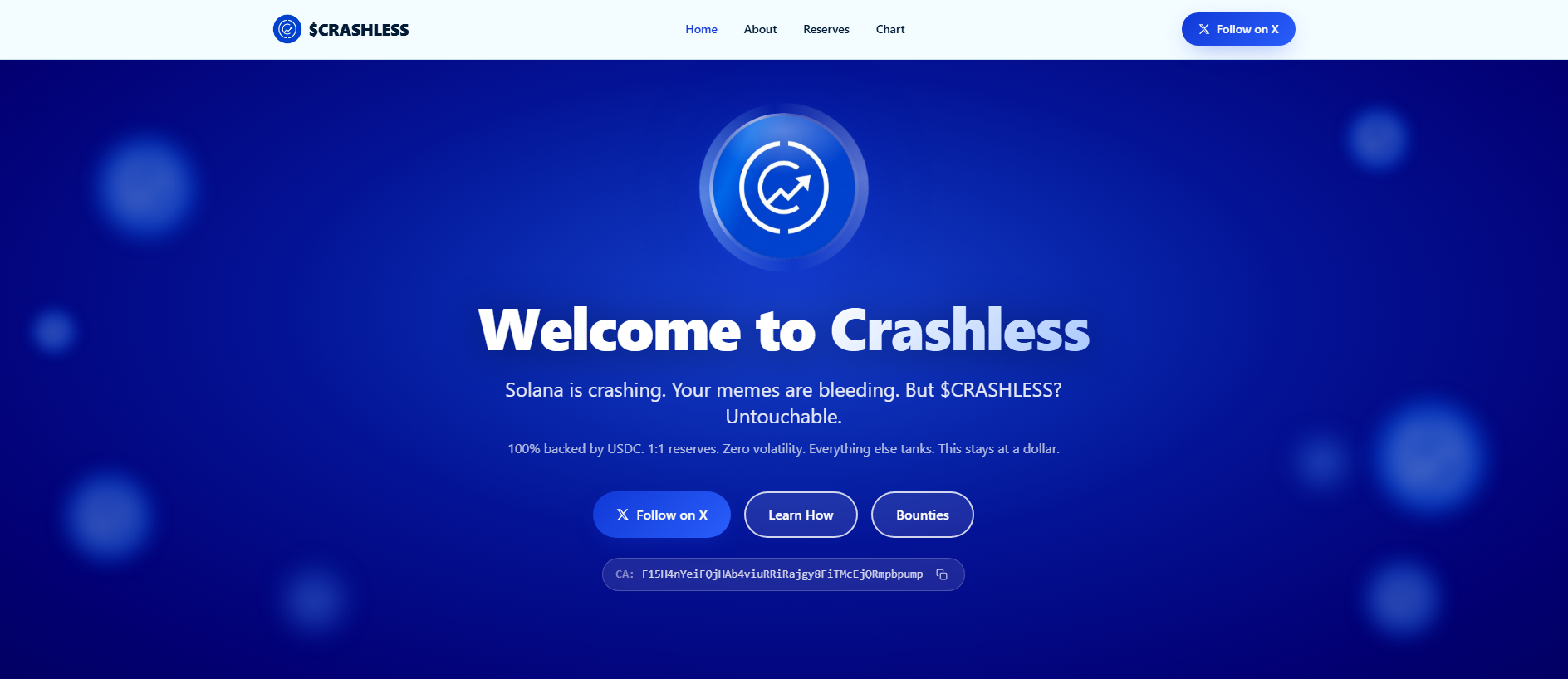 Stored capture of thecrashlesscoin.com