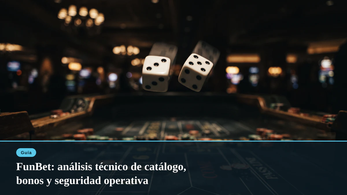 FunBet: análisis técnico de catálogo, bonos y seguridad operativa