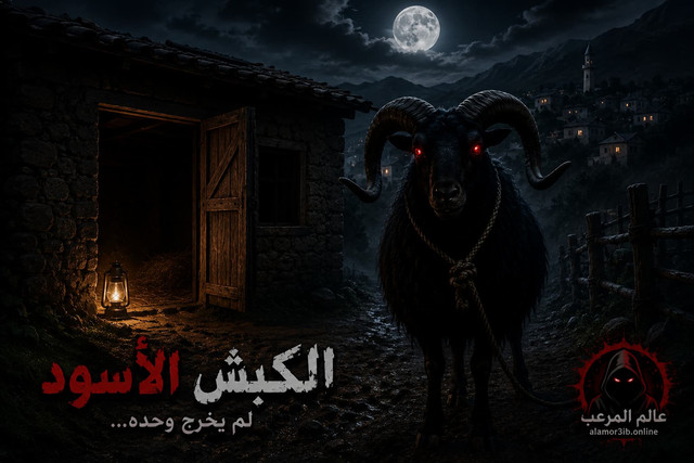 عيون كبش أسود تشبه عيون البشر - عالم المرعب