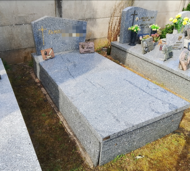 Sépulture après entretien simple
