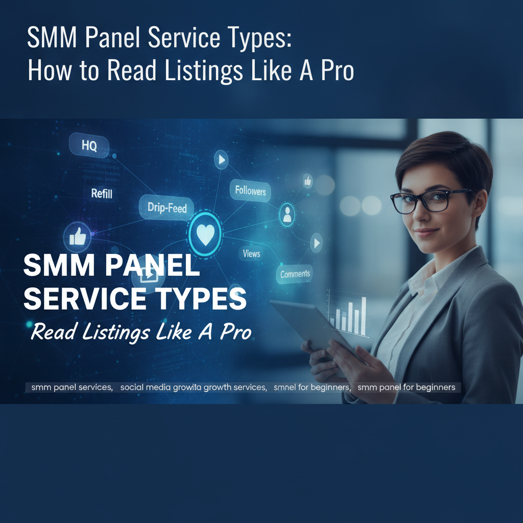 SMM Panel Service Types: How to Read Listings Like a Pro