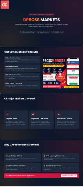 DPBoss Markets Live Result Platform pdf