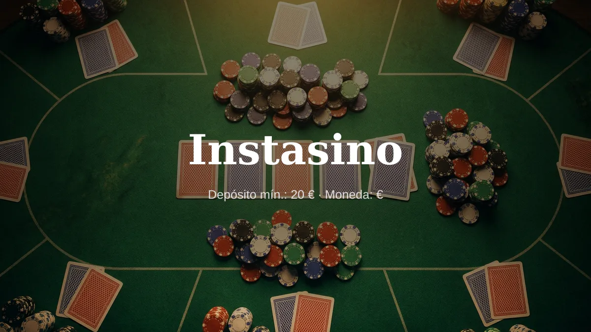 Instasino casino - bono de bienvenida 120% hasta 750 &euro; + 50 FS, pagos: Visa, Mastercard, Skrill, Neteller, Bizum