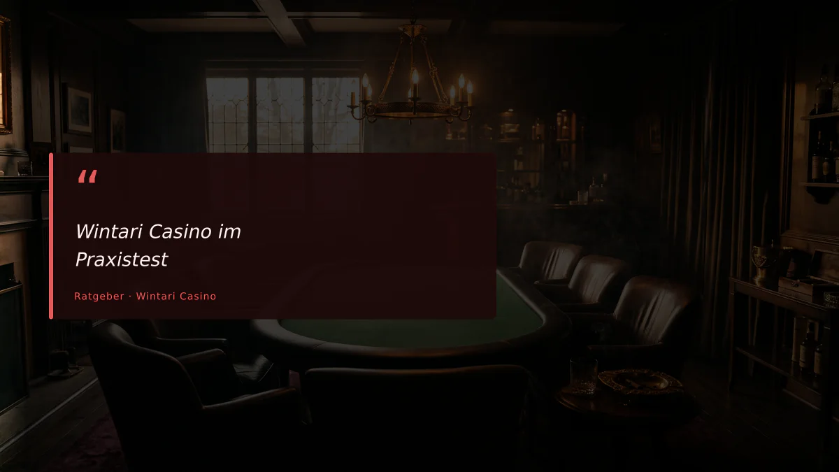 Wintari Casino im Praxistest