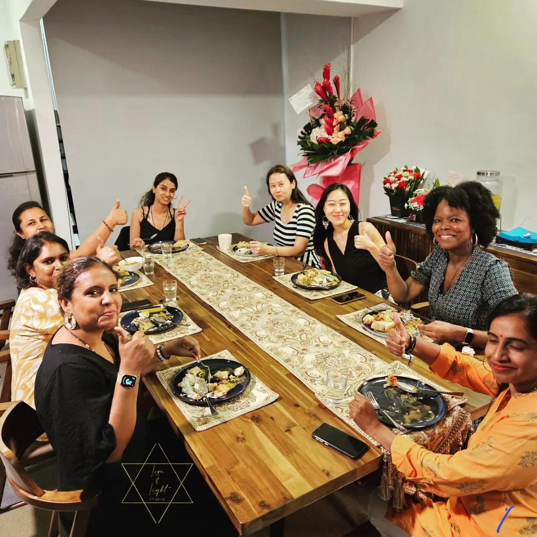 Ayurvedic Dining Experience Table Setting