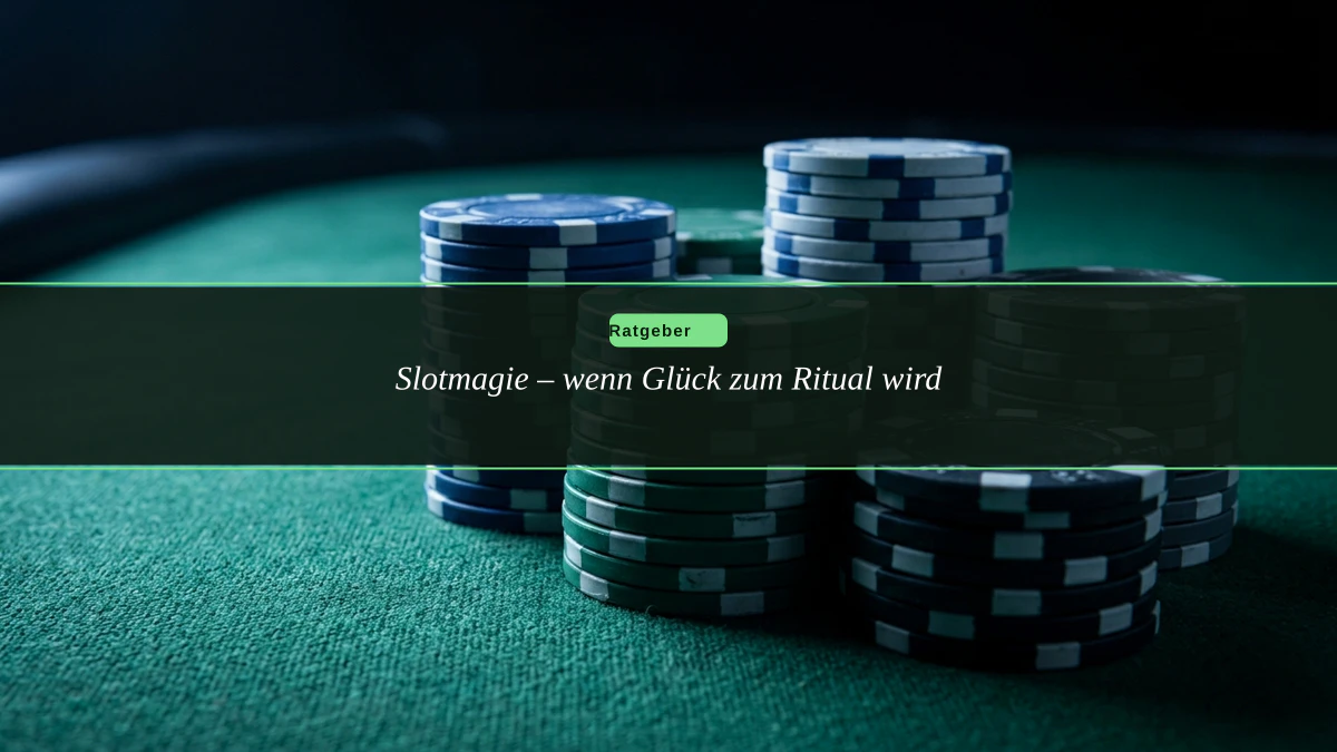 Slotmagie – wenn Glück zum Ritual wird