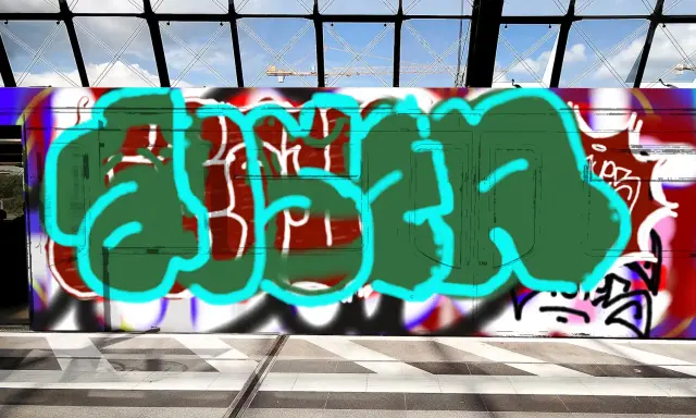 Graffiti artwork by AOSER275