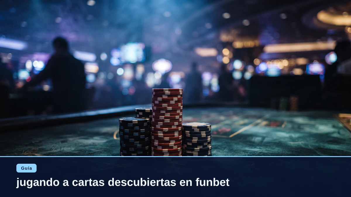 jugando a cartas descubiertas en funbet