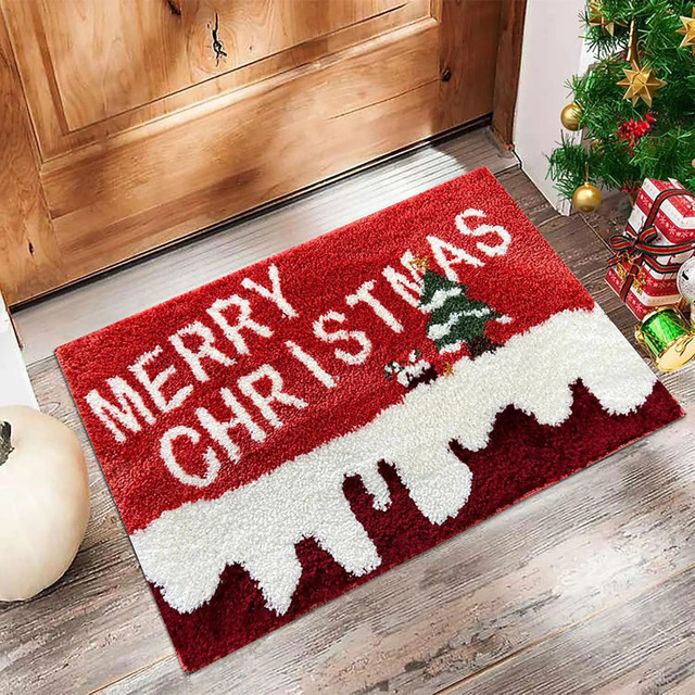 Merry Christmas door mat