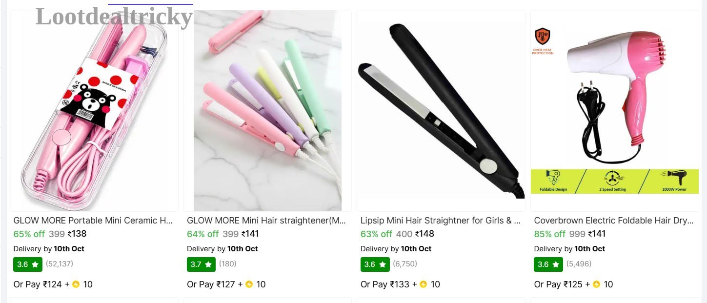   hair Dryer Straightners – Just ₹249 | Limited Time Loot Offer