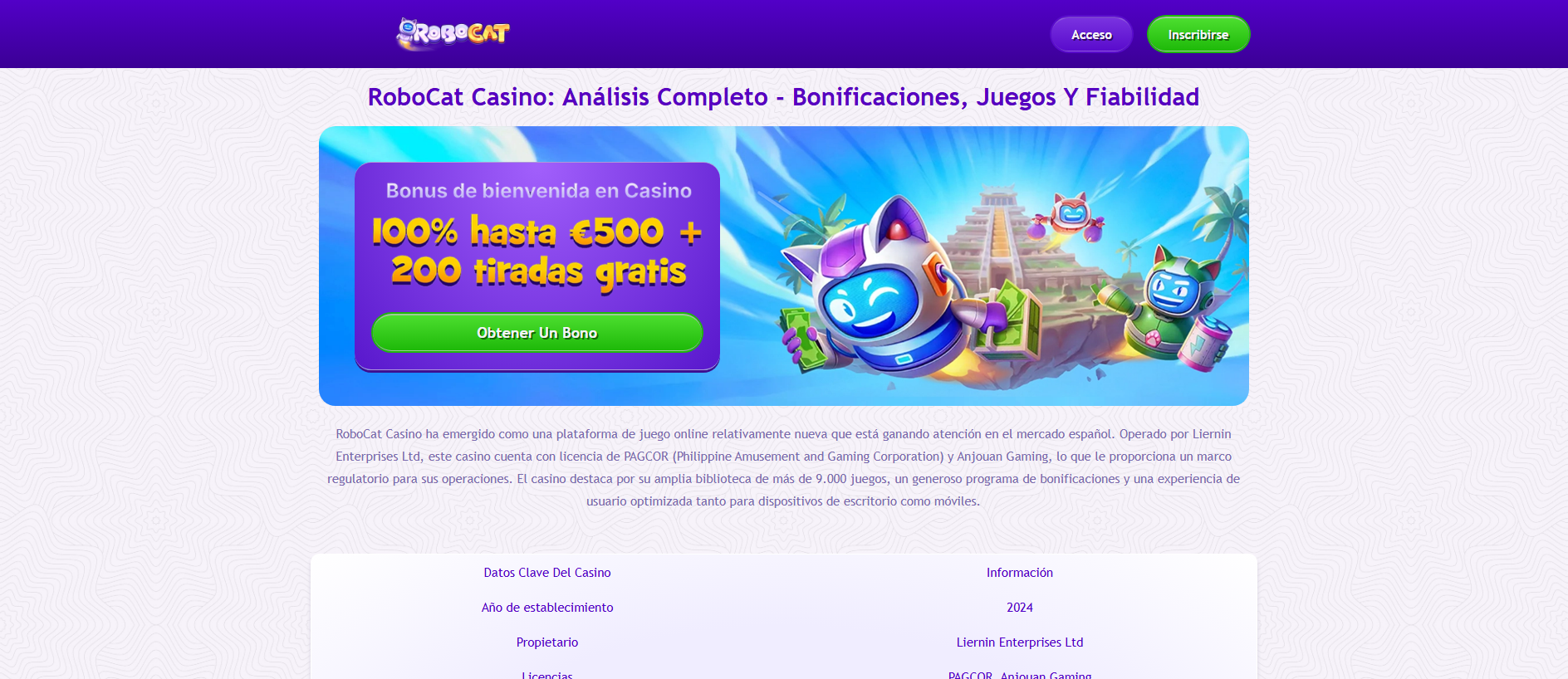 Stored capture of robocatcasino.club