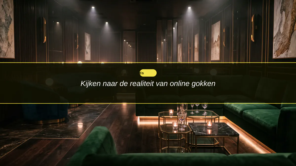 Kijken naar de realiteit van online gokken