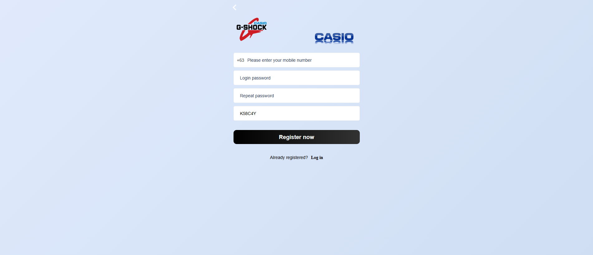 Screenshot of bmcasio.com
