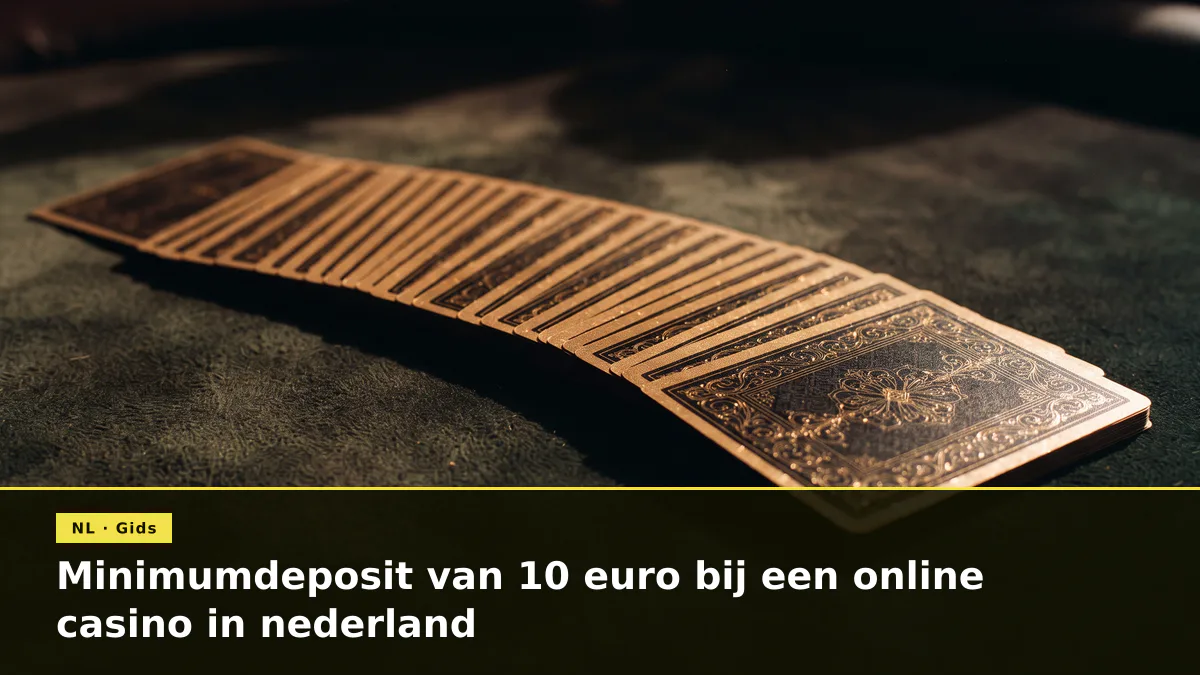 Minimumdeposit van 10 euro bij een online casino in nederland