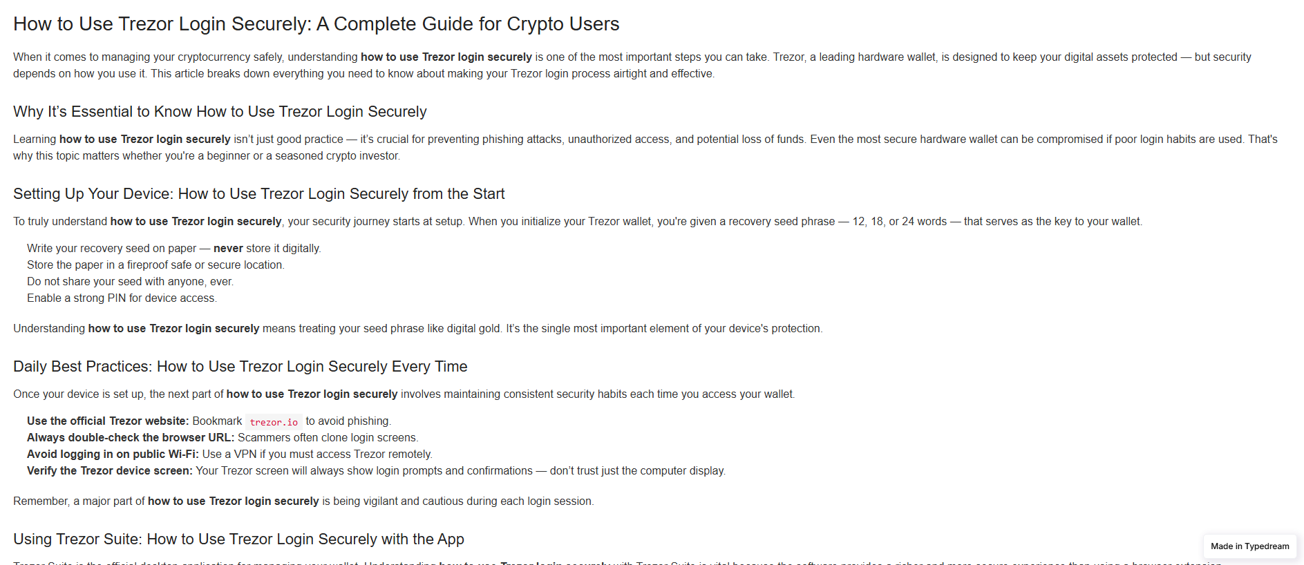 Stored capture of secure-trezor-get-web.typedream.app
