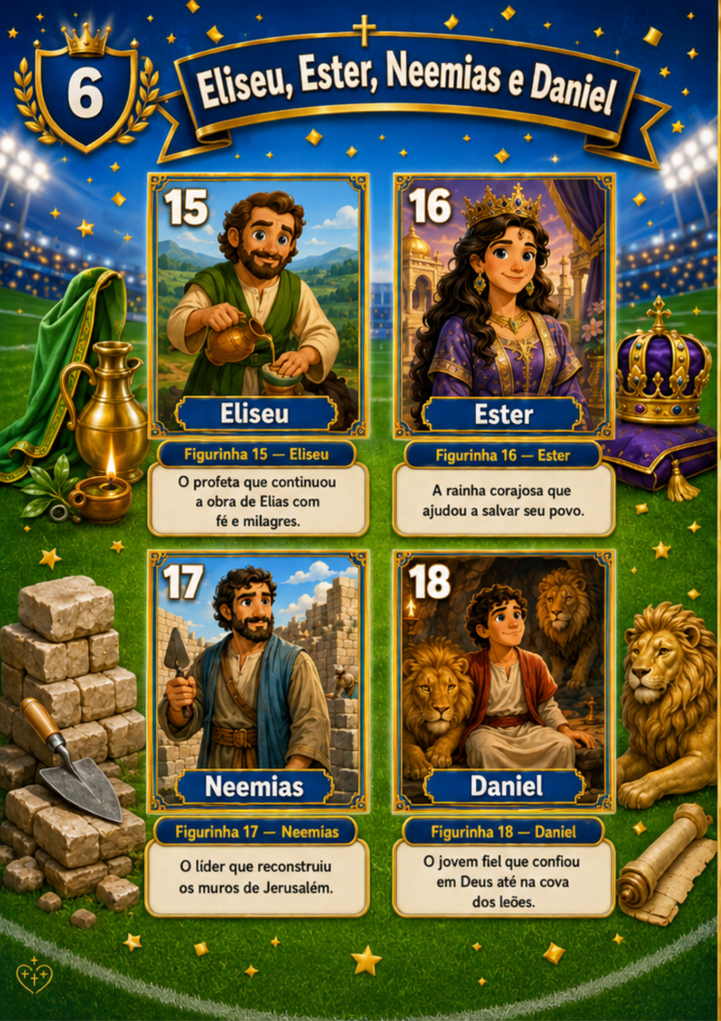 Página 7 do Álbum Bíblico A Seleção de Cristo