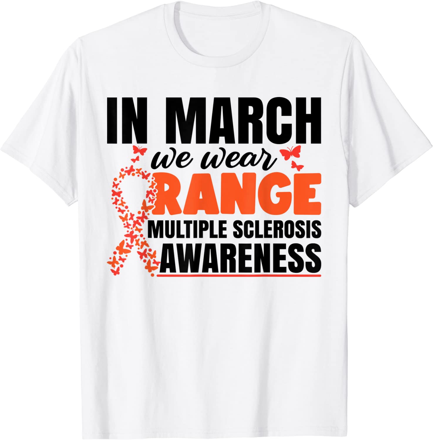 Butterfly Multiple Sclerosis Awareness Month Unisex T-Shirt