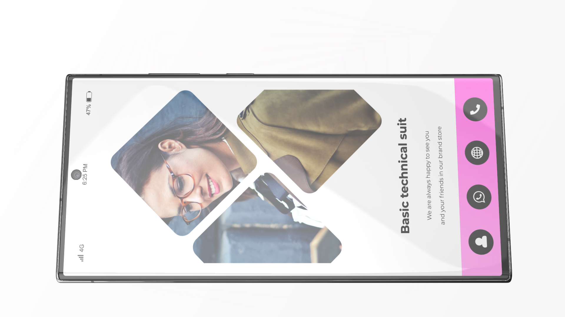 Clean Mobile Mockup Clean Mobile Mockup