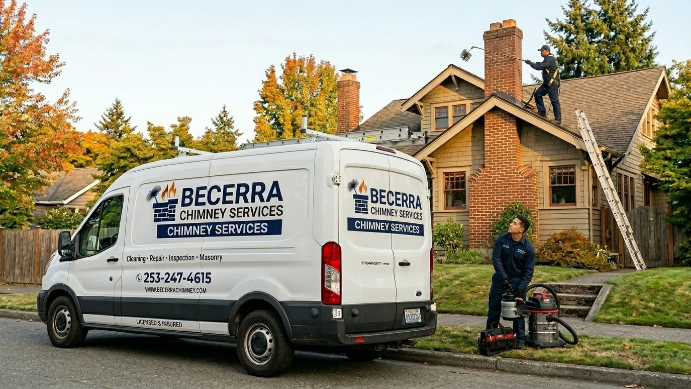 Professional chimney inspection