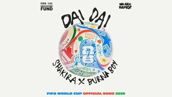 Illustration - « Dai Dai » : Shakira et Burna Boy chantent l'hymne officiel du Mondial 2026