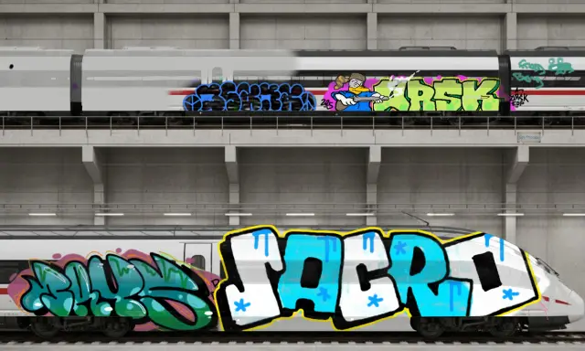 Graffiti artwork by Ursk