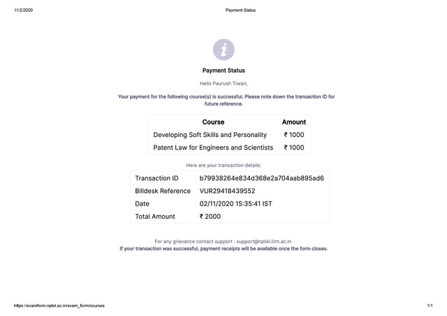 Payment-Status